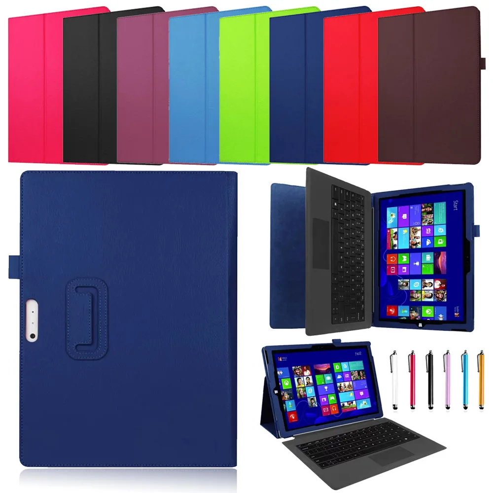 Luxury PU Leather Case For Microsoft Surface Pro 4 Flip Stand Cover Smart Case For Surface Pro4 12.3 Luxury PU Leather Case For Microsoft Surface Pro 4 Flip Stand Cover Smart Case For Surface Pro4 12.3