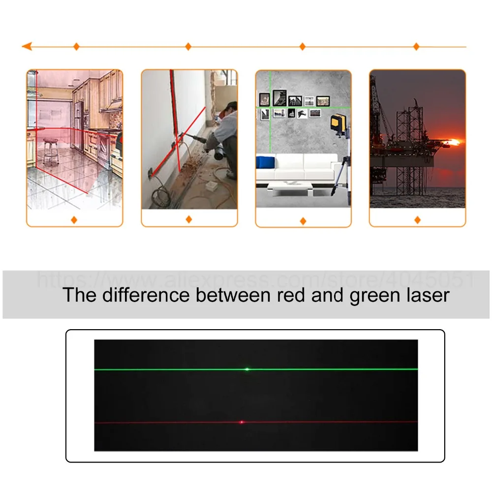 Borbede 5 Lines Laser Level Red/Green Beam 360 Horizontal And Vertical Self-Leveling Adjustable Portable Mini Borbede 5 Lines Laser Level Red/Green Beam 360 Horizontal And Vertical Self-Leveling Adjustable Portable Mini