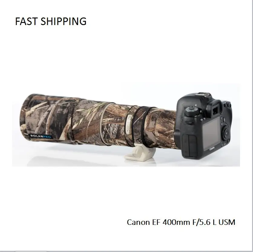 

DHL/EMS shipping lens coat camouflage for Canon EF 400mm F/5.6 L USM gun clothing Lens protection