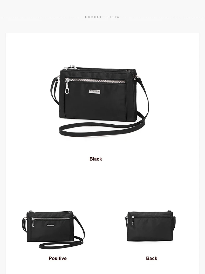 Бренд Fouvor, маленькая сумка на плечо для женщин, сумки-мессенджеры, женская сумка, Ретро стиль, Оксфорд, сумка через плечо, кошелек, чехол для телефона, женский