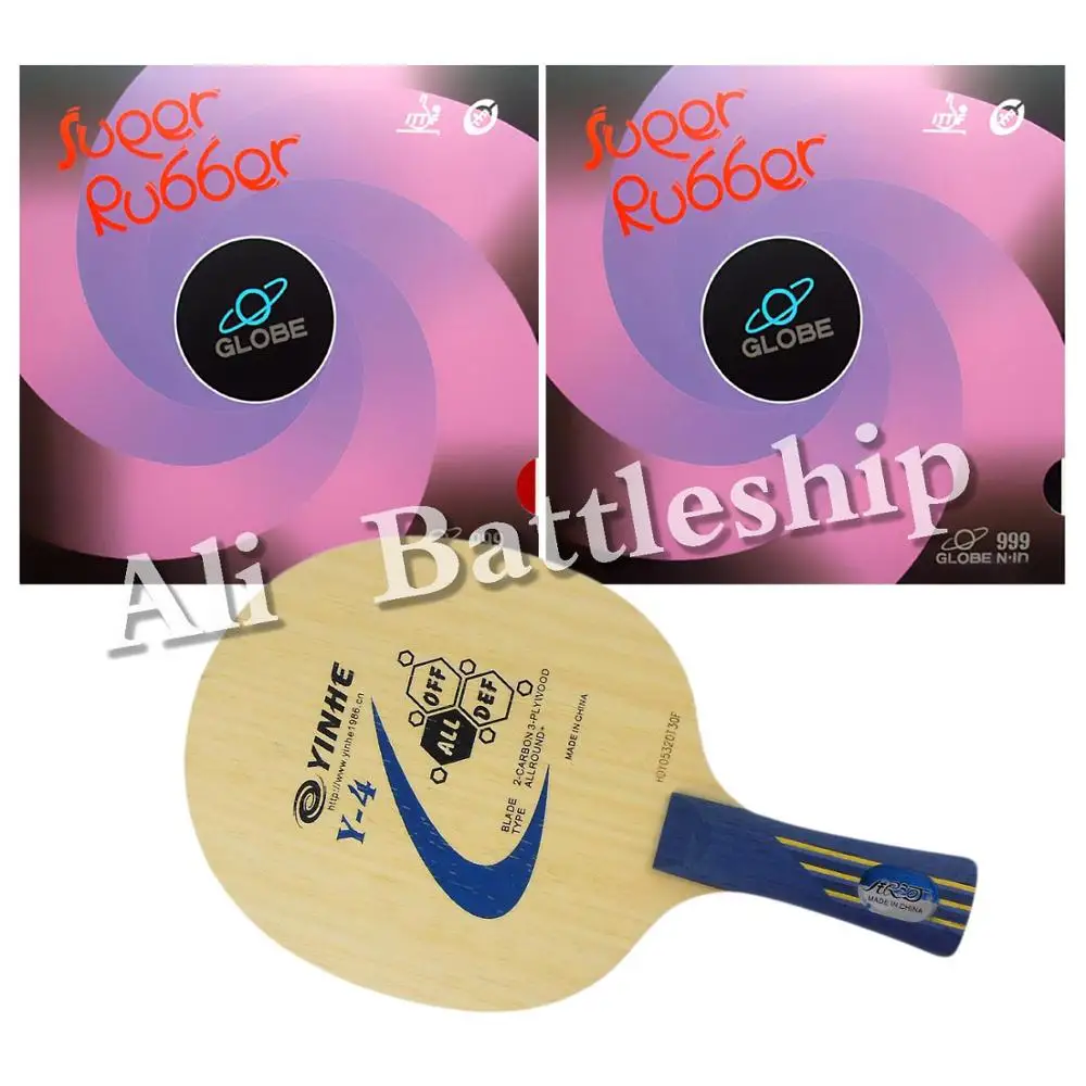 Galaxy T4s Table Tennis Blade - Uniaxial Carbon Ping Pong Racket For Offensive Play
