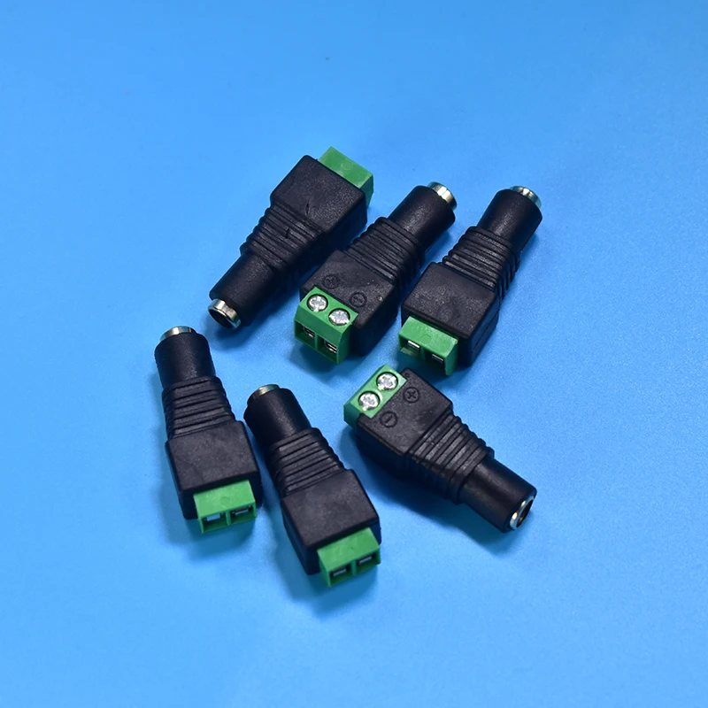 DC Женский ConnectorSocket AdapterConnector для видеонаблюдения DVR LEDStrip Свет конвертер держатель лампы светильники преобразователи оптовая цена