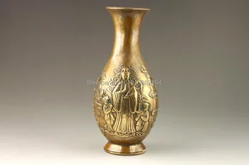 

Chinese Handmade Exquisite And Delicate Kwan-yin Bronze Vase