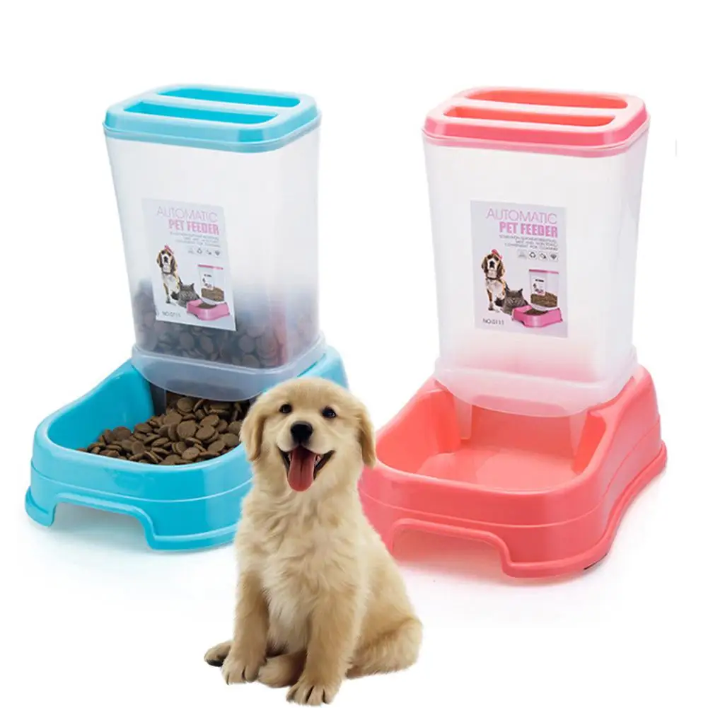 

Yfashion Removable Pet Automatic Feeder Food Bowl Feeding Dish Dispenser for Cats Dogs