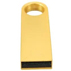 Мода 32 ГБ USB 2,0 кольцо для ключей металлические Flash Drive Memory Stick Pen хранения U диск Цвет: золото