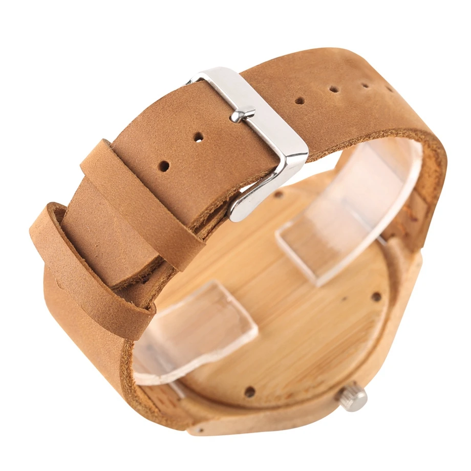 Unique Handmade Bamboo Wooden Clock Gifts  Casual Quartz Wristwatch Watches Men Watches Top Brand Luxury relogio masculino (18)