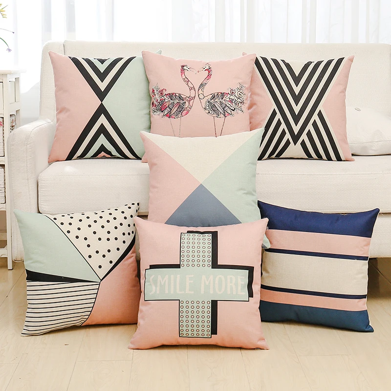 Geometric Cushion Cover Pillow Case