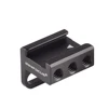 Adaptateur de montage de chaussure froide coudé à 90 degrés pour appareil photo DSLR, fixation à la Cage latérale et poignée de plaque de support en L avec vis de 1/4