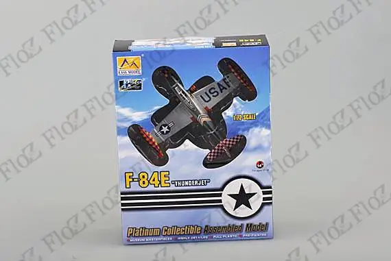 F-84E тандерджет Col. Джордж Laven 527 FBS 86 FBG 1/72 самолет готовой easy model