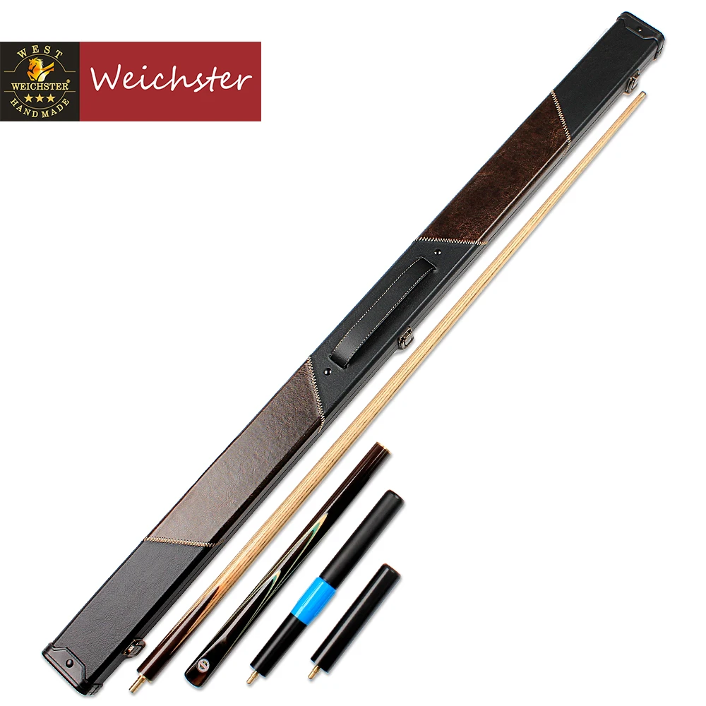 Weichster 3/4 Joined Снукер Cue ручной работы зольный вал палисандр Пул удлинитель