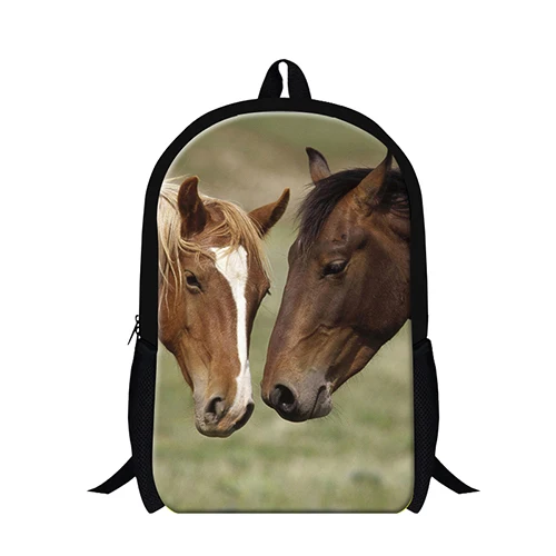Новые дизайнерские рюкзаки с рисунком лошади для мальчиков-подростков, студенческий рюкзак журнал модная книжная Сумка для колледжа, стильная Наплечная школьная сумка - Цвет: Армейский зеленый