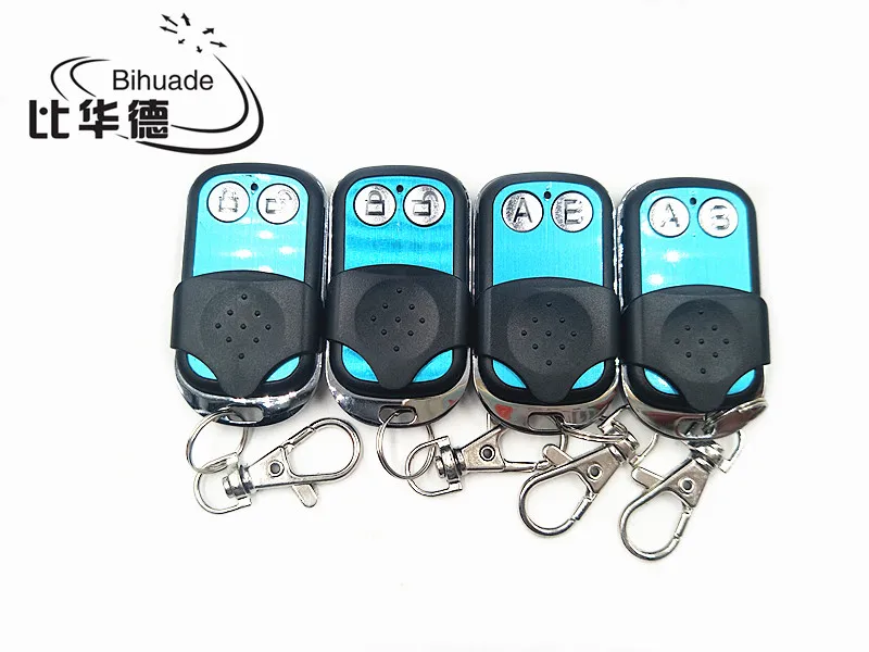 

433 mhz Learning code learning garage door remote control shutter door remote control two buttons