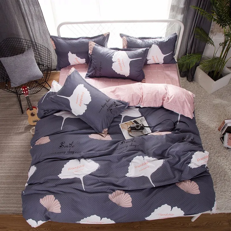 

Fashion Bedding Set Adult Kids Soft Cotton Bed Linen Single Full Queen King Size Bedspreads Quilt Comforter Bag 24