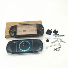 Черный Замена Корпус В виде ракушки чехол Обложка Лицевая панель Кнопка для Оборудование для PSP 3000 Оборудование для PSP 3000