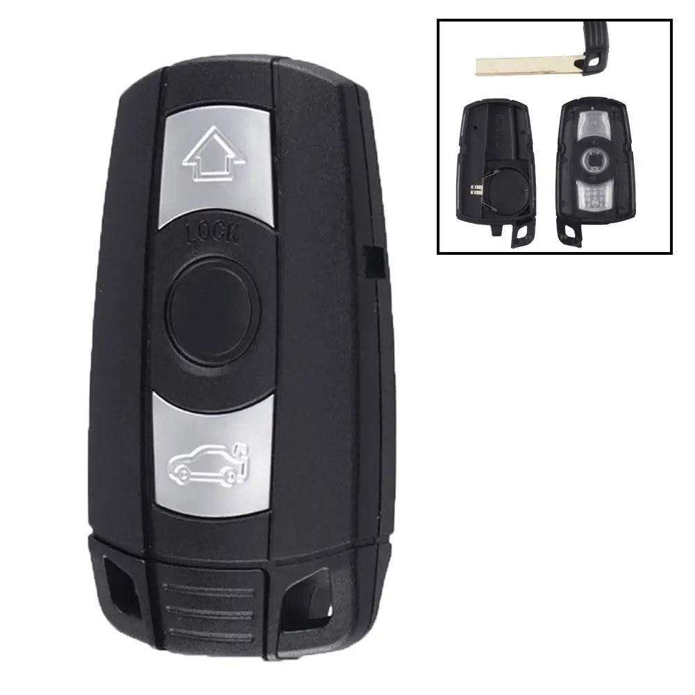 

3 Buttons Car Remote Key Fob Case Cover for BMW 1 3 5 6 7 Series E90 E91 E93