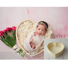 Любовь Сердце Дерево позирует корзины для новорожденных фотографии реквизит Детские аксессуары для фотосессии наполнитель корзины Fotografia