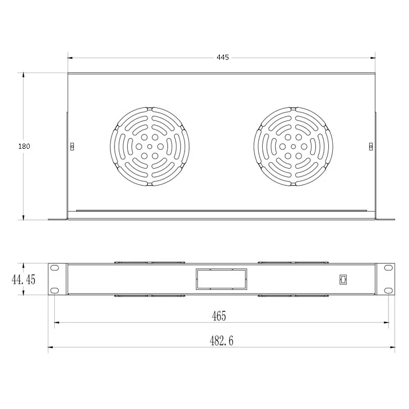 Шкаф вентилятора рамки 2 стойки авиационного вентилятора охлаждения с 220V 1U ящик вентилятора блок