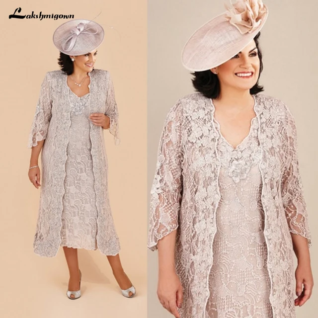 lace dress and jacket for wedding