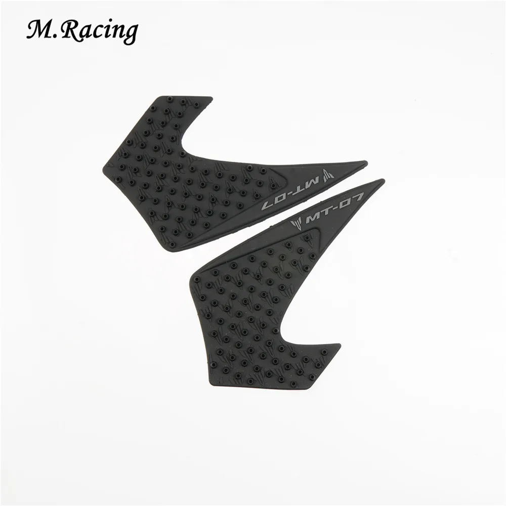 

Motorcycle Anti Slip Tank Protective Pad Side 3M Decal For MT-07 MT07 FZ-07 FZ07