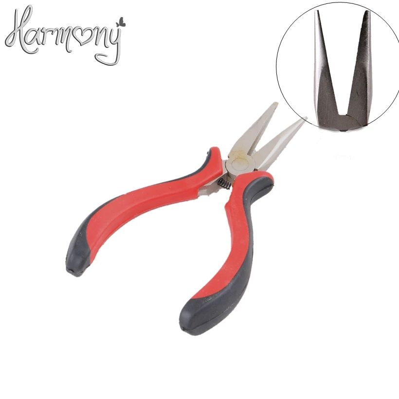 

1 pc straight tip without teeth no hole Stainless Steel Prebond Hair Remover Hair Pliers/Hair Extension Pliers/Fusion Prebonds