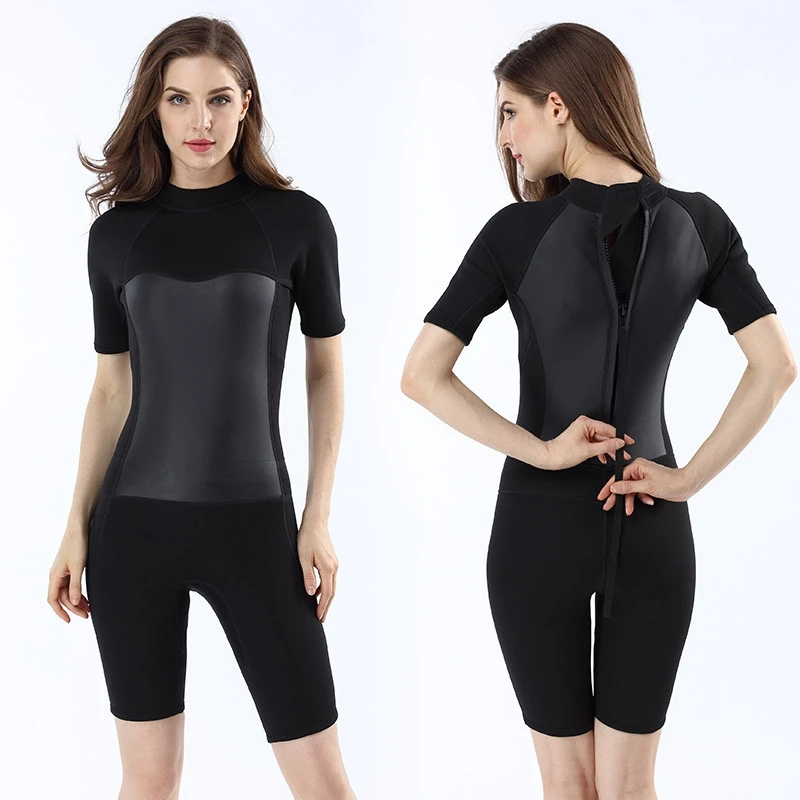 2mm One Piece Scuba Diving Suit For Women Swimwear Wetsuit Swimsuit