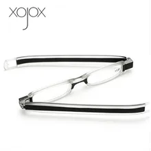 XOJOX складные очки для чтения с вращением на 360 градусов, диоптрийные Мужские Женские 1,0 1,5 2,0 2,5 3,0 3,5 складные очки для чтения при дальнозоркости