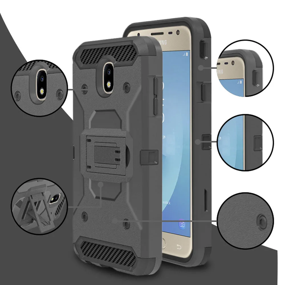 Прочный чехол для Samsung Galaxy J3 2018/J3 V 3rd Gen/Achieve/Eclipse 2/Orbit/Star/Aura | Мобильные телефоны и