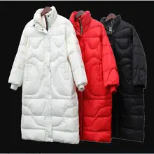 OEAID, новинка, женский свободный пуховик, зима, модный пуховик, женский пуховик, длинное повседневное пальто, куртки и пальто для женщин