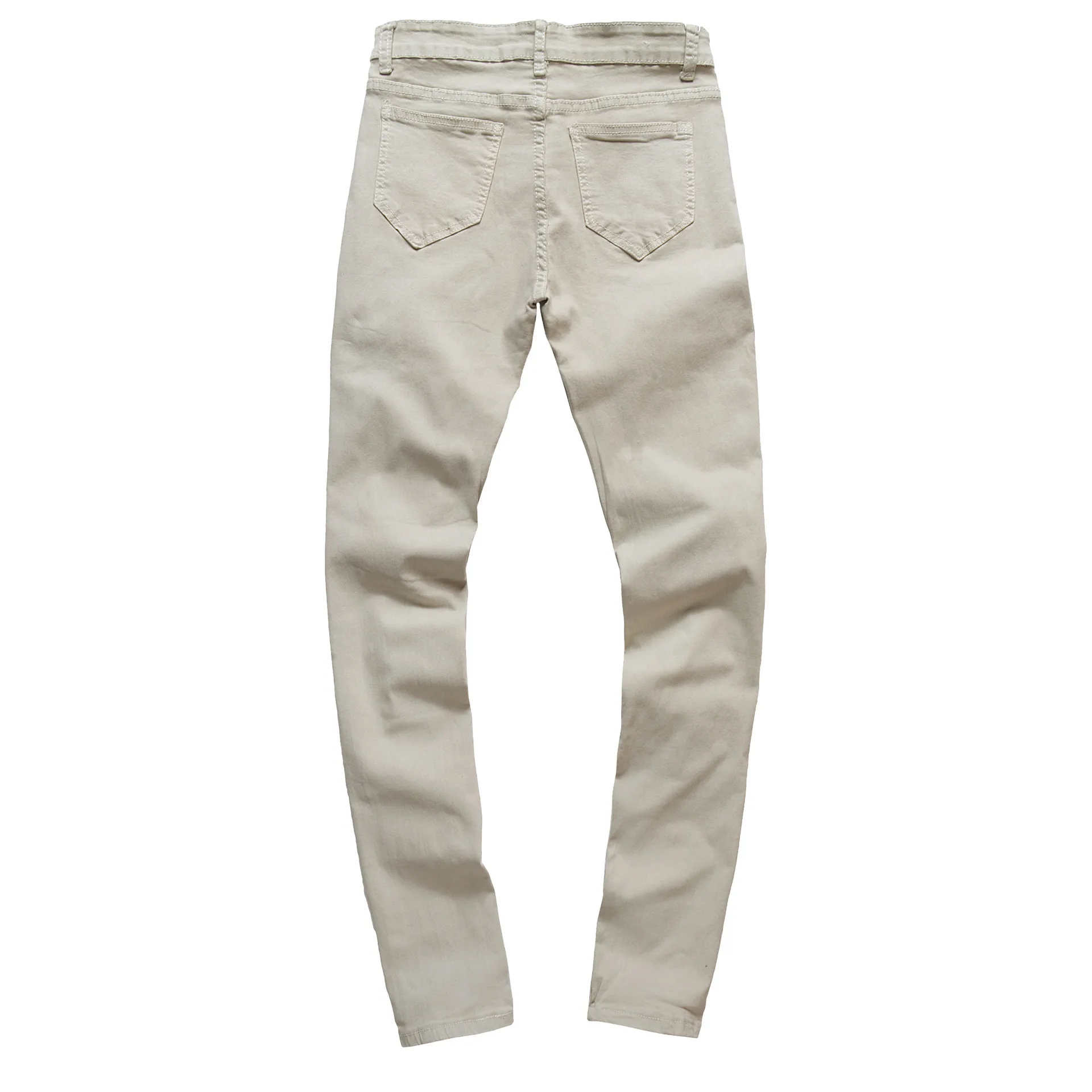 2019 новые весенне-летние мужские джинсы высокого качества, градиентные брендовые джинсы для мужчин, модные штаны с дырками, большие размеры