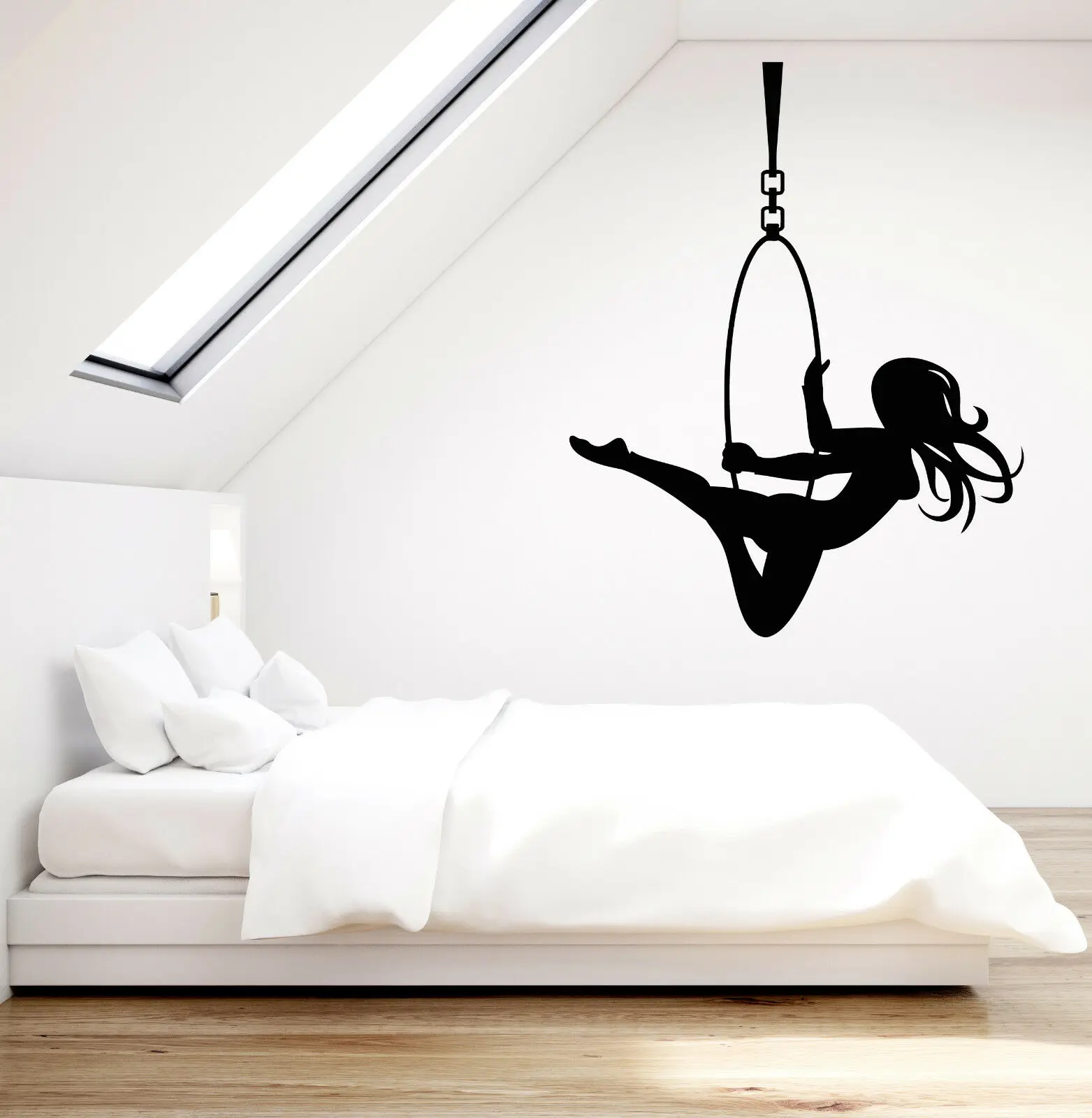 Acrobatic Dance Dancer Wall Decal Vinyl Circus Artist Sexy Woman Wall Sticker Bedroom Livingroom Room Decor Removable Mural Z089