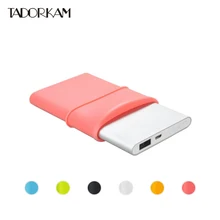 High quality Gel Rubber case 100% Fit For Xiaomi Power bank 10000mah Second Generation protetive cover silicone case