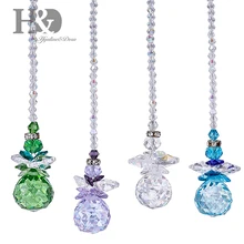 H& D красивый ангел хрустальный шар Подвеска Люстра Декор Висячие призматические орнаменты, хрустальные Suncatcher оконные призмы, упаковка из 4