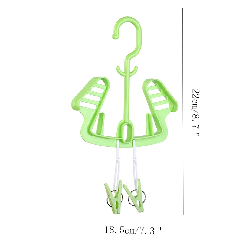 Креативная многофункциональная сушильная стойка с зажимами для носков балкон ветрозащитная сушильная обувь крючок домашняя Простая вешалка для обуви Desingn инструмент