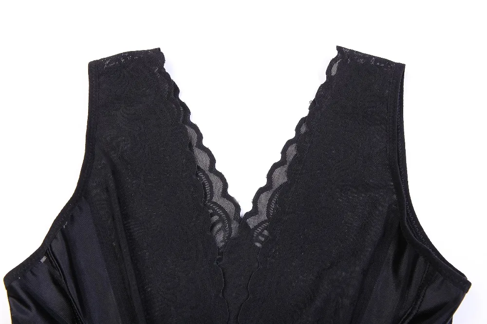 Meisou Women Sexy Shapewear Tummy Control Shaper Underbust Full Body Shaper 2 Colors Slimming Underwear Vest Bodysuits Shaper (21)