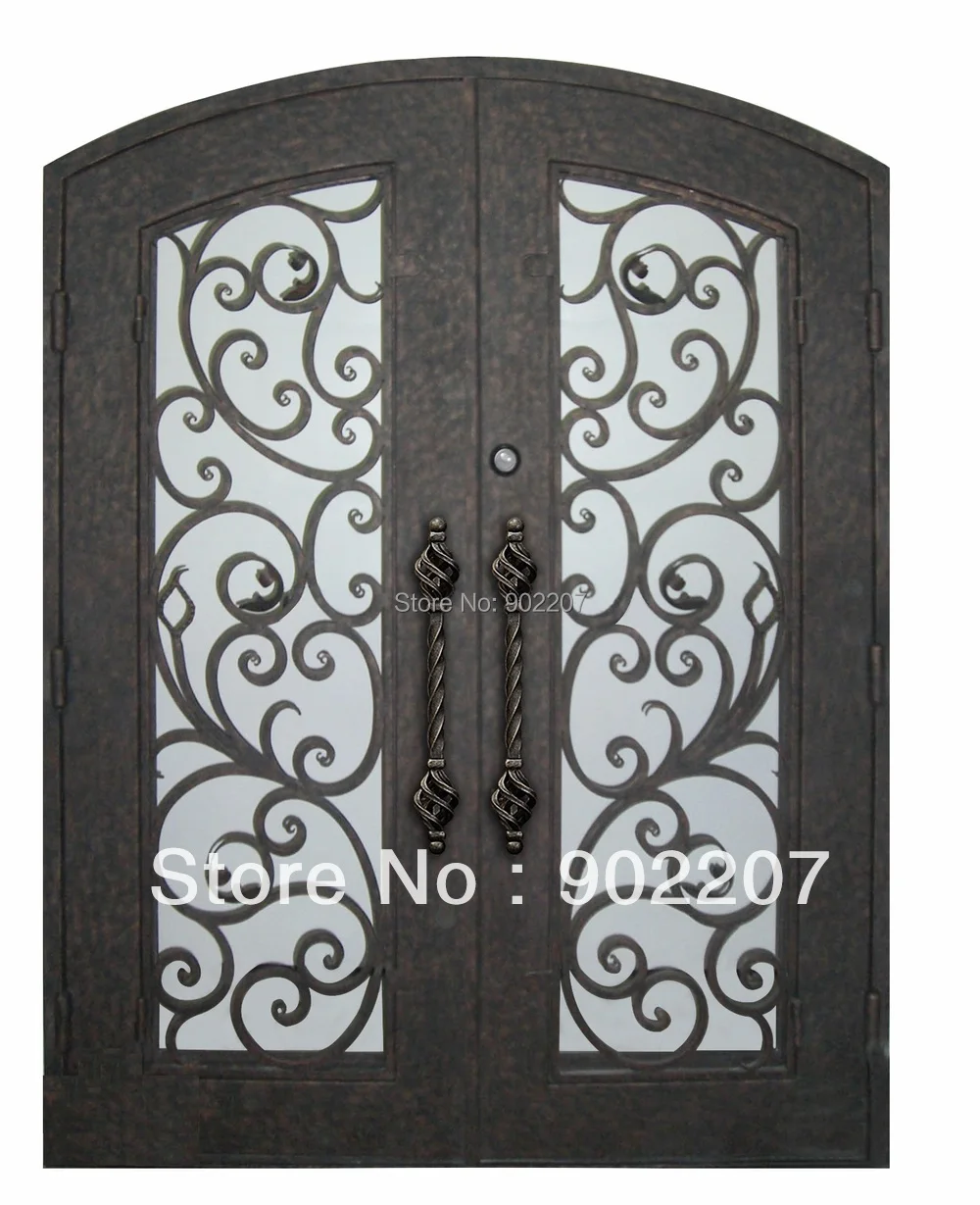 Shanghai Henchuang custom design Boutique wrought iron entry door ... Shanghai Henchuang custom design Boutique wrought iron entry door ...