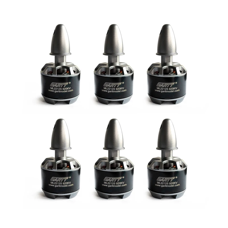 

Gartt 6PCS CCW ML2212S 920KV 230W 2212S Motor For DJI Phantom QuadCopter F450 X525 Multirotor Drone