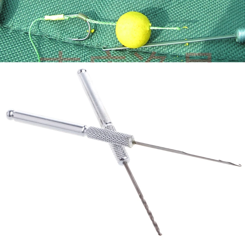 

2Pcs Carp Fishing Fish Bait Tool Set Making Rigs Drill Hook Crochet Needle Tackle