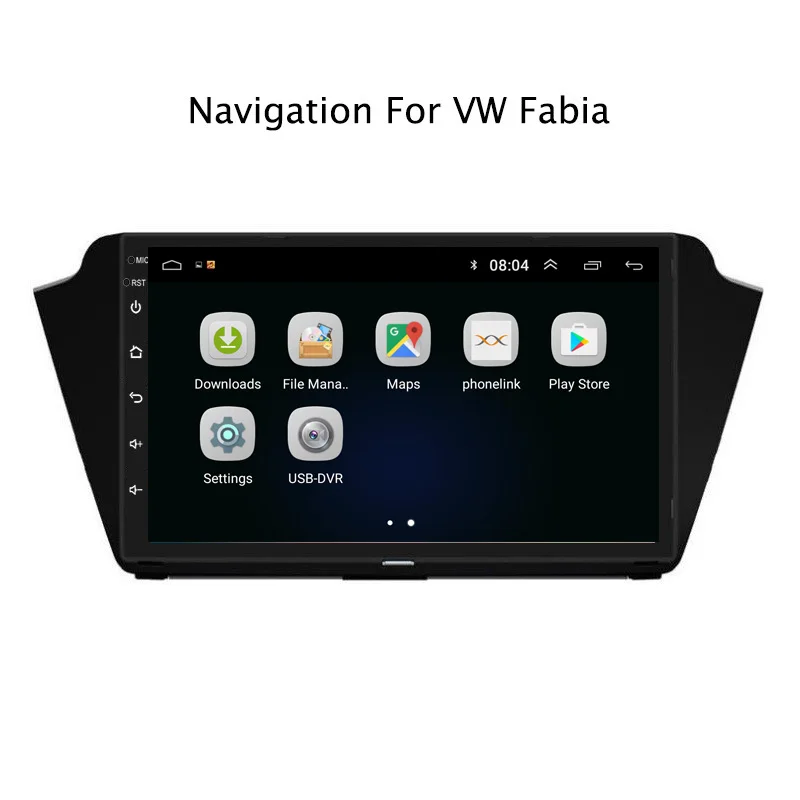10 1 &quot2.5D IPS Android 8 автомобильный DVD GPS плеер для Skoda Fabia 2015 2018 Радио стерео головное