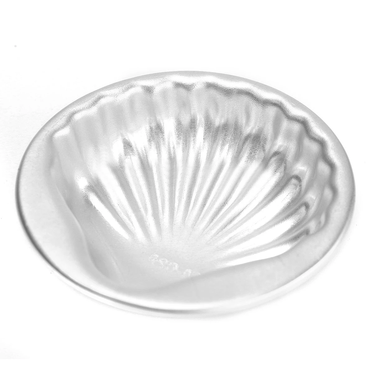 JX-LCLYL 2pcs New Aluminium Alloy Shell Shape Bath Bomb Mold Cake  Jelly DIY Metal Molds