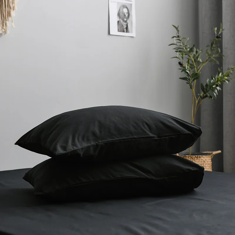  Super soft solid Fitted Sheet Mattress Cover with All-around Elastic Rubber Band Bed Sheet Hot Sell