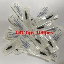 Высокое качество 1RL 100 шт. черный цвет постоянный Макияж машина брови губы иглы Советы