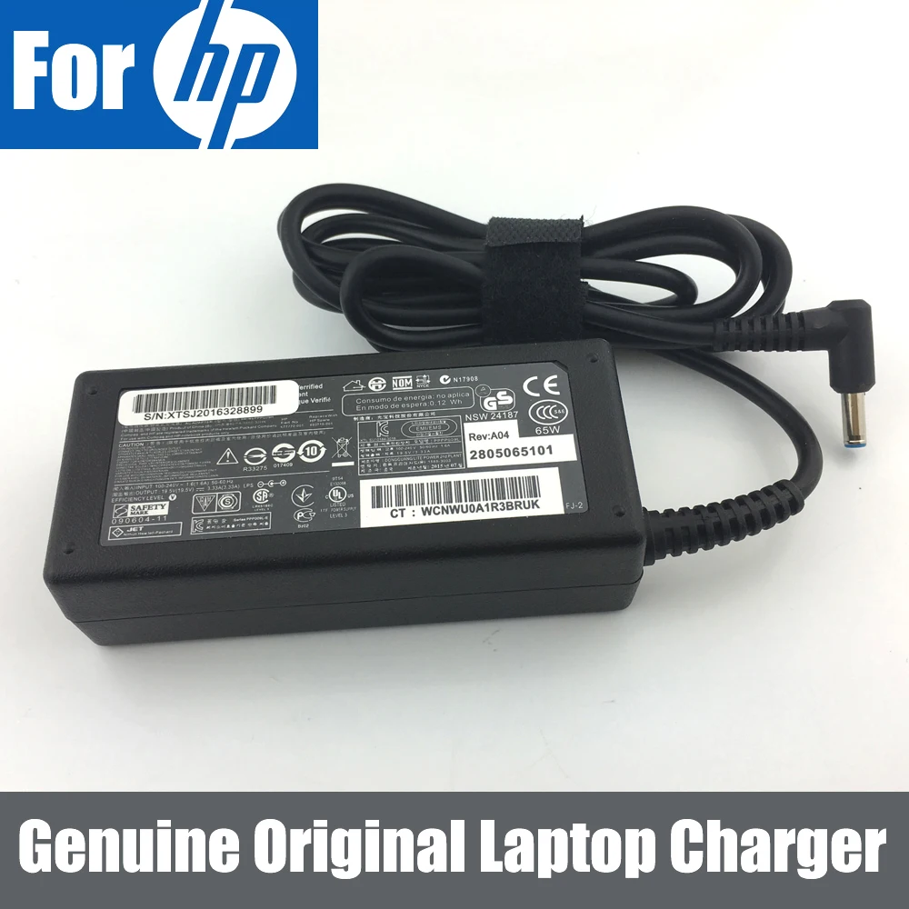 Original 65w Ac Power Adapter Charger For Hp Envy Touchsmart Sleekbook