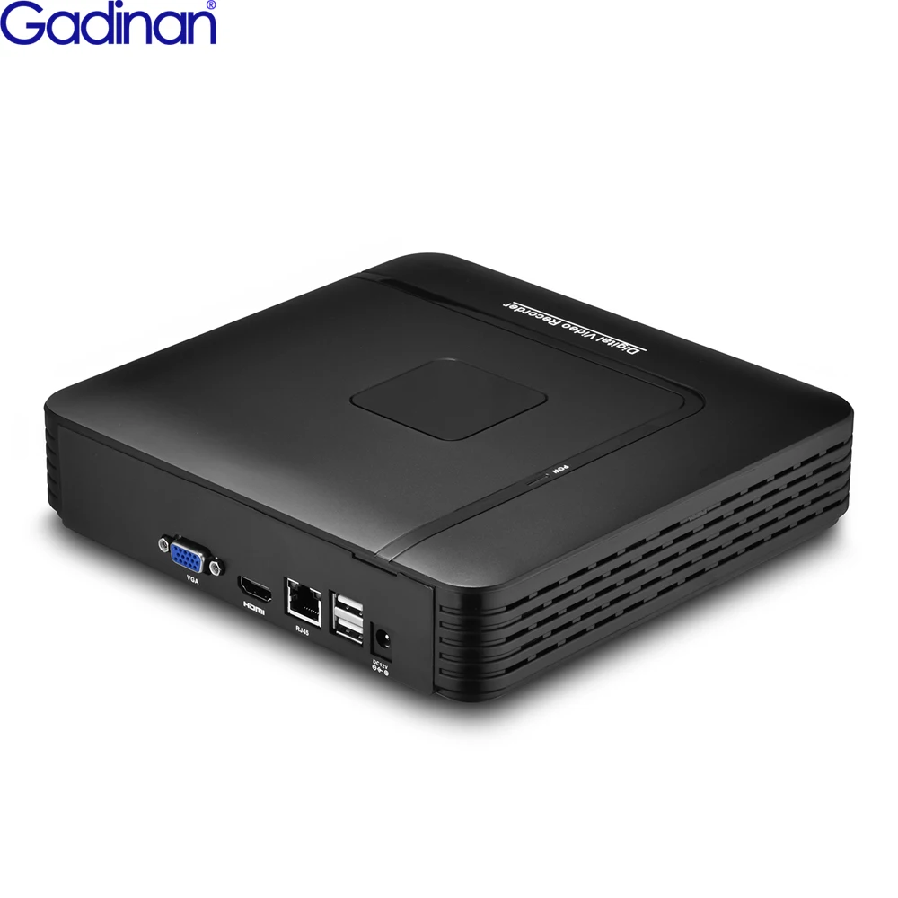 

Gadinan 16CH 5MP NVR 8CH 4MP H.265 Max 5MP Output Mini IP Network Security Video Recorder Motion Detect ONVIF P2P CCTV NVR