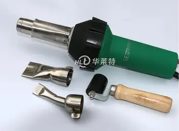 

1600W Handheld Heat Gun Plastic Hot Air gun PVC Plastic Floor Welding Equipment With 2 Nozzles + 1 Roller