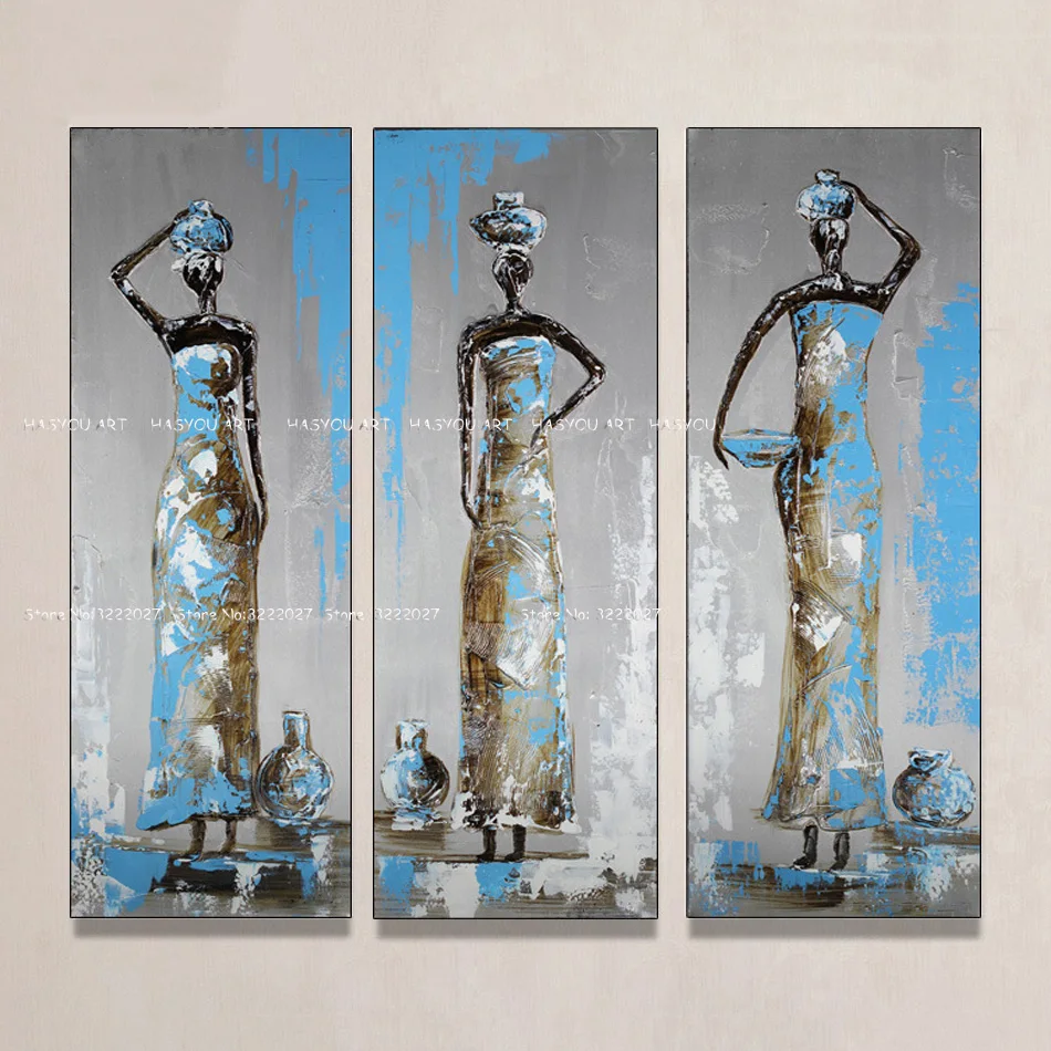 Cuardros decoracion 3 шт. рисунок плакат современный цветок холст картины маслом модное