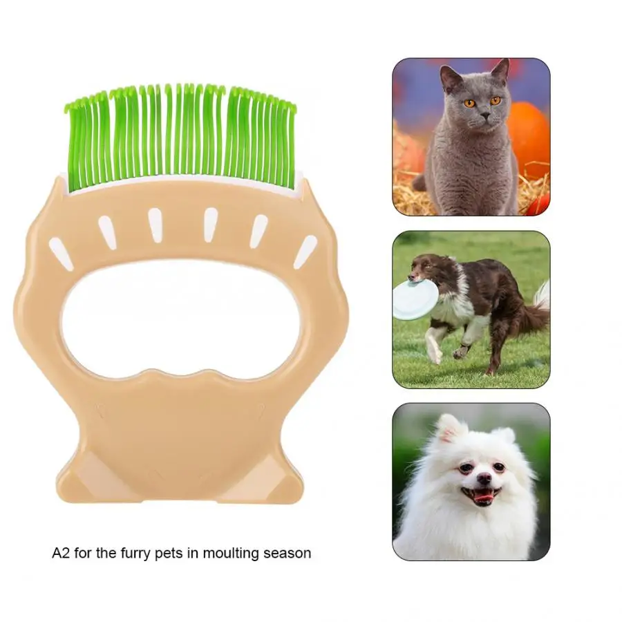 

Portable Pets Shell Comb Grooming Brush Hair Trimmer Remover for Dogs and Cats Cat Brush Grooming Tools
