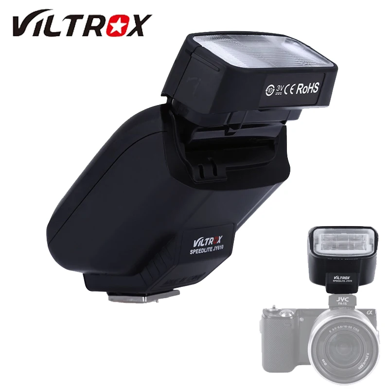 

Viltrox JY-610 On-Camera Mini Flash Speedlite For Canon 5D3 60D Nikon d7100 d3100 d5300 d7000 d90 Pentax Olympus Panasonic Sony
