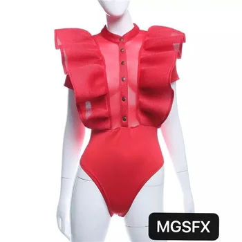 

Free shipping popular sexy girls nightclub dress women's Disco suit Cosplay costume