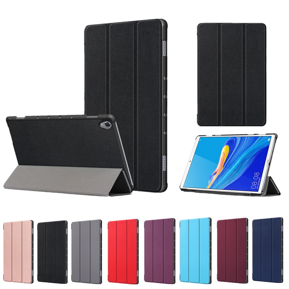 

for Huawei MediaPad M6 8.4 Case Tri-Fold Leather Flip Stand Tablet Case with Sleep Function Cover MediaPad M6 8.4 Case Luxury