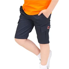 Детские шорты для мальчиков; коллекция года; пляжные шорты для мальчиков с регулируемой эластичной резинкой на талии; спортивные шорты для больших мальчиков; повседневная одежда для мальчиков-подростков; DQ859